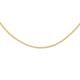 CARISSIMA Gold Women's 18 ct Yellow Gold 0.9 mm Diamond Cut Curb Chain Necklace of Length 51 cm/20 Inch