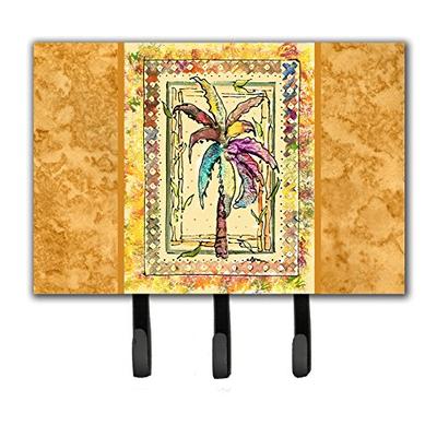 Caroline's Treasures 8614TH68 Palm Tree Leash or Key Holder, Triple, Multicolor