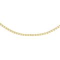 CARISSIMA Gold Unisex 18 ct Yellow Gold 0.5 mm Venetian Box Chain Necklace of Length 41 cm/16 Inch