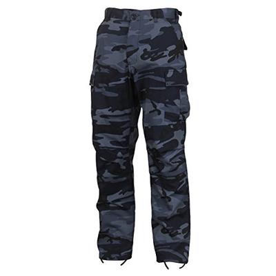 Rothco Color Camo Tactical BDU Pant, Midnight Blue Camo, M