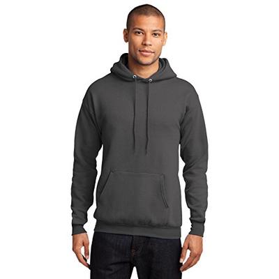 Port & Company Men's Classic Pullover Hooded Sweatshirt XL Charcoal