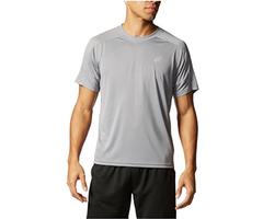 Adidas® Men's Climacore Climalite Althletic Mesh Shoulder TShirt (X-Large, Grey)