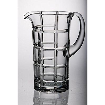 Majestic Gifts ABL-161 European Handmade Crystal Pitcher, 50 oz, Clear