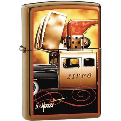 2013N ZIPPO 204B Brush Brass / CI000126-Mazzi Zippo Car