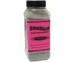 SMELLEZE Eco Cat Litter Odor Removal Additive: 50 lb. Granules Get Poop & Pee Stench Out Safely