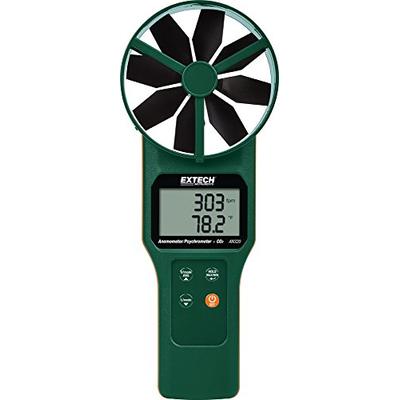 Extech AN320 Large Vane CFM/CMM Anemometer/Psychrometer with CO2 Measurement