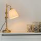 Qazqa - ashley - Lampe de table - 1 lumière - l 350 mm - Bronze - Classique/Antique - éclairage