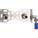 Noyon&thiebault - Platine fixsystem pour robinet de douche, raccord per per à compression - Ø12