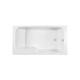 Baignoire bain-douche Malice 170 x 90 cm version droite Blanc brillant - Jacob Delafon