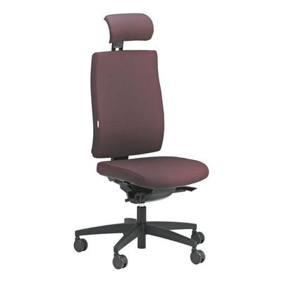 Original Steifensand Bürostuhl »Ceto Comfort« ohne Armlehnen mit Schukra-System mit Kopfstütze rot Image