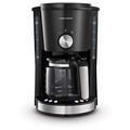 Morphy Richards Evoke Black Filter Coffee Machine - 1.25L - 10 Cups - Pour Over Coffee Maker - 162520