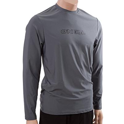 O'Neill Men's Basic Skins UPF 50+ Long Sleeve Sun Shirt,Smoke,XX-Large