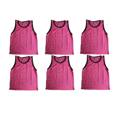 Bluedot Trading SET of 6 SCRIMMAGE VESTS PINNIES SOCCER YOUTH PINK~ NEW!