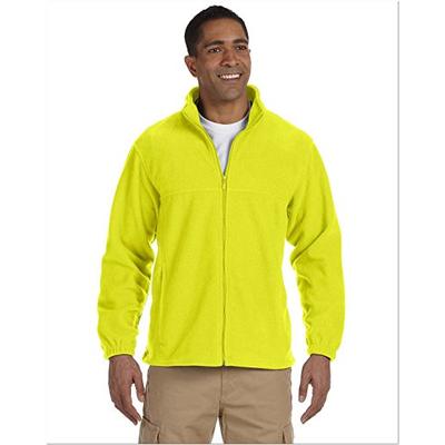 Harriton Mens Full-Zip Fleece (M990) -SAFETY YEL -3XL