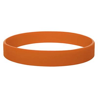 GOGO Silicone Wristbands, 120 PCS Rubber Bracelets For Kids, Party Suppliers-Orange