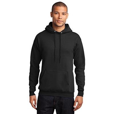 Port & Company Men's Classic Pullover Hooded Sweatshirt M Jet Black