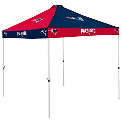 Logo Brands NFL New England Patriots Checkerboard Tent Checkerboard Tent, Navy, One Size