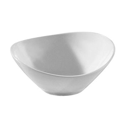 10 Strawberry Street Aurora Square 7.25"/16 Oz Oval Contour Bowl, Set of 6, White