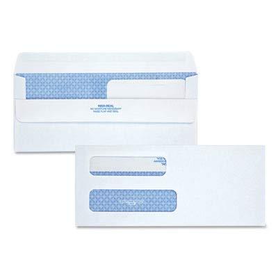 Quality Park Redi-Seal Envelope, Contemporary, 8, White, 250/Carton (24531)