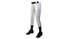 Champro Women's Tournament Fastpitch Pant with Piping,White|Royal,Large