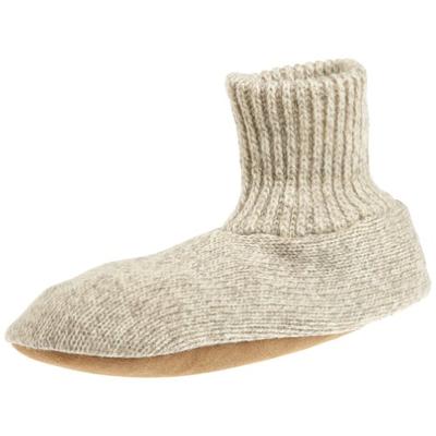 MUK LUKS Men's Ragg Wool Slipper, Natural, XX-Large(13-14)