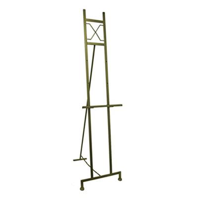 Zeckos Gold Finish Metal Display Easel 57 Inches High