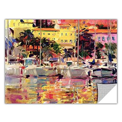 ArtWall "Golden Harbour Vista Removable Graphic Wall Art by Peter Graham, 36 by 44-Inch