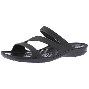 Crocs Women's Swiftwater Sandal, Black/Black, 11 M US