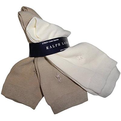 Lauren Ralph Lauren Rl Sport Trouser Sock 3 Pair Pack (7125) (Ivory Tan Camel)