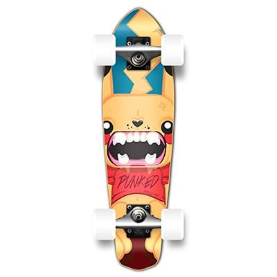 Yocaher Punked Complete Skateboards 7.75" or Mini Cruiser or Micro Cruiser Shapes - Pika and Chimp S