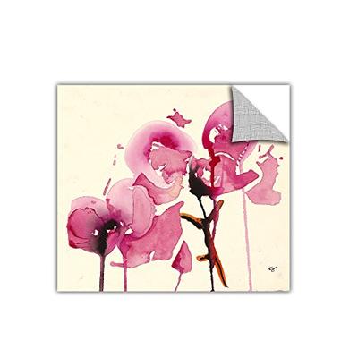 ArtWall Appealz Karin Johanneson Removable Graphic Wall Art, 14 by 14-Inch, Orchids I