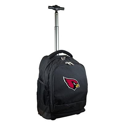 NFL Arizona Cardinals Expedition Wheeled Backpack, 19-inches, Black