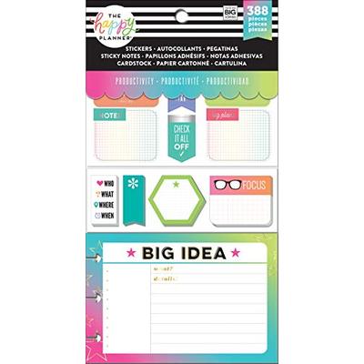 Me & My Big Ideas PLMP-02 The Happy Planner Sticker MultiPk Classic Productivity