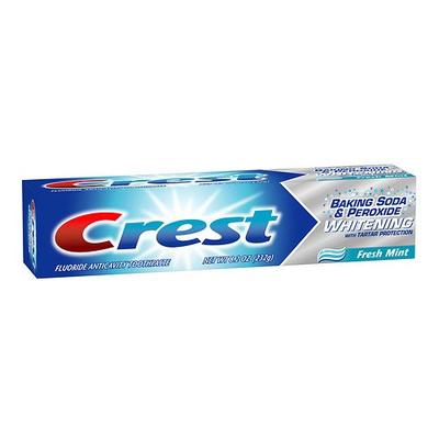 Crest Bspx Whitening8.2 Size 8.2z Crest Baking Soda & Peroxide Toothpaste W/ Tartar Control Fresh Mi