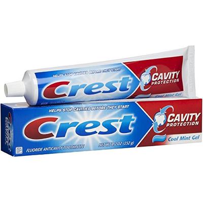 Crest Cavity Protection Cool Mint Flavor Liquid Gel Toothpaste 8.2 Oz (Pack of 6)