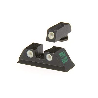 Meprolight, Glock Tru-Dot Sights, 9mm.357 Sig.40 S&W, and .45 Gap, Green/Yellow, Black