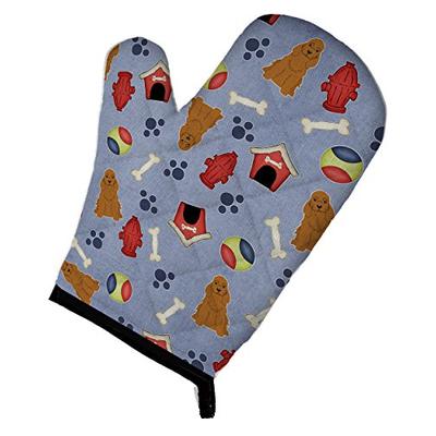 Caroline's Treasures BB2708OVMT Dog House Collection Cocker Spaniel Red Oven Mitt, Large, multicolor