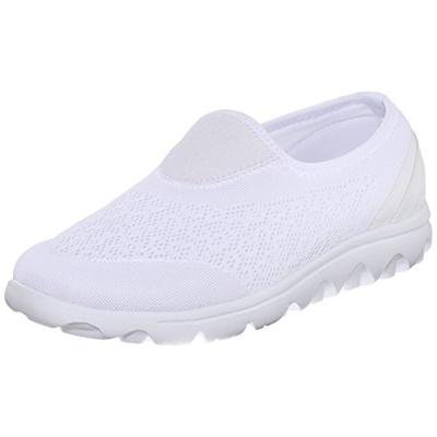 Propet Women's TravelActiv Slip On, White 7 W US