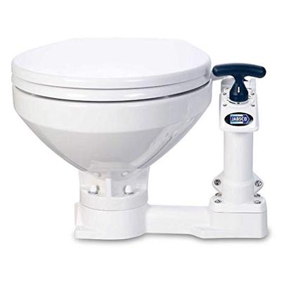 Jabsco 29120-5000 Twist n' Lock, Manual Marine Toilet, Regular Bowl
