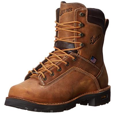 Danner Men's Quarry USA 8 Inch Work Boot,Distressed Brown,11.5 D US