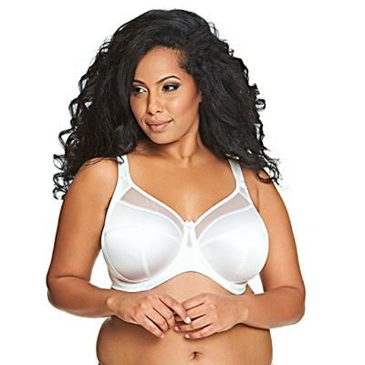 Goddess Women's Plus Size Keira Underwire Banded Bra, White