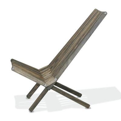 GloDea X45 Natural Lounge Chair, Wild Black
