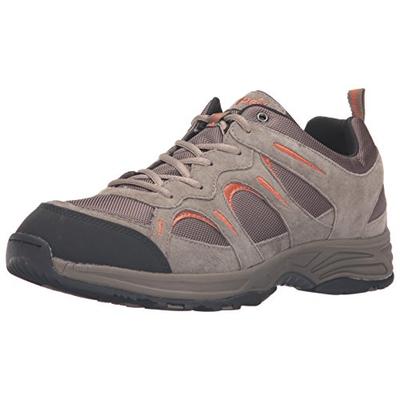 Propet Men's Connelly Walking Shoe Gunsmoke/Orange 10 M US