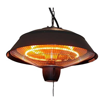 Ener-G+ Infrared Outdoor Ceiling Electric Patio Heater, Hammered Brown
