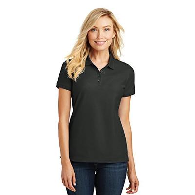 Port Authority Ladies Core Classic Pique Polo 4XL Deep Black