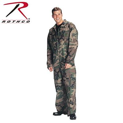Rothco Flightsuits, Woodland Camo, S