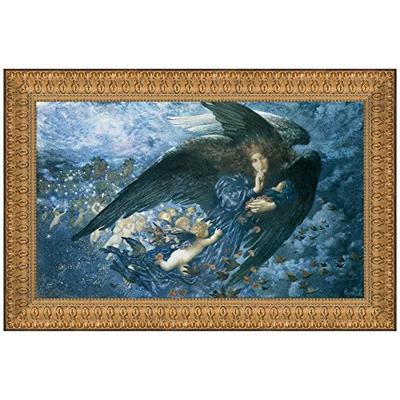 Design Toscano Night with her Train of Stars, 1912: Canvas Replica Painting: Medium