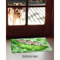 Toland Home Garden Kittens in a Pod 30 in. x 18 in. Non-Slip Indoor Door Mat Synthetics in Green | 18 W x 30 D in | Wayfair 800423