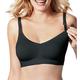 BRAVADO! DESIGNS Women's Body Silk Seamless Nursing Maternity Bra, Black, XXL