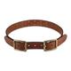 Antique Double Buckle,'Handcrafted Leather Belt in Chestnut from India'